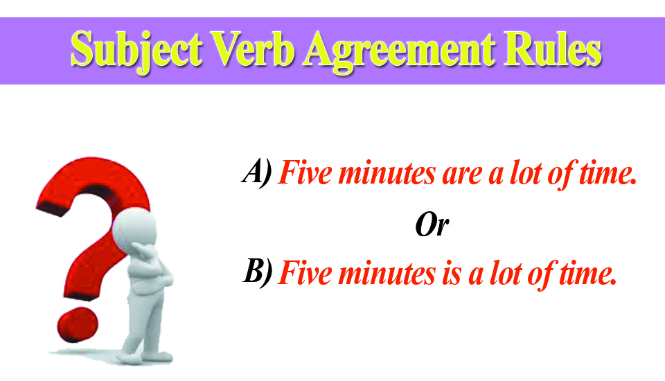 Subject Verb Agreement Rules In English