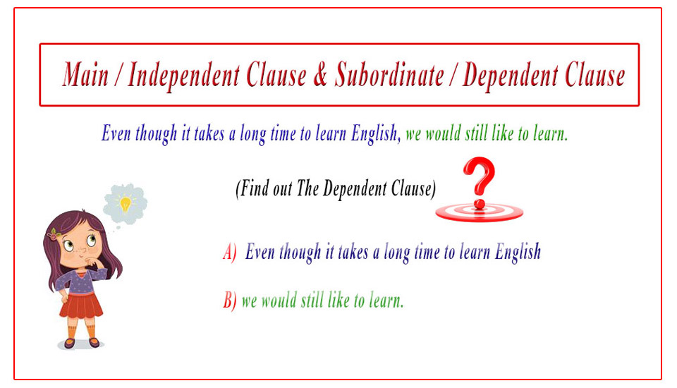 Independent And Dependent Clauses